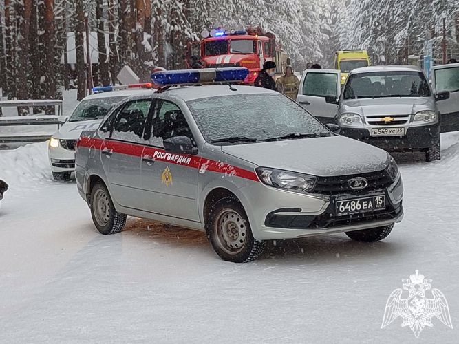 Сотрудники Росгвардии приняли участие в межведомственной тренировке в вотчине Деда Мороза