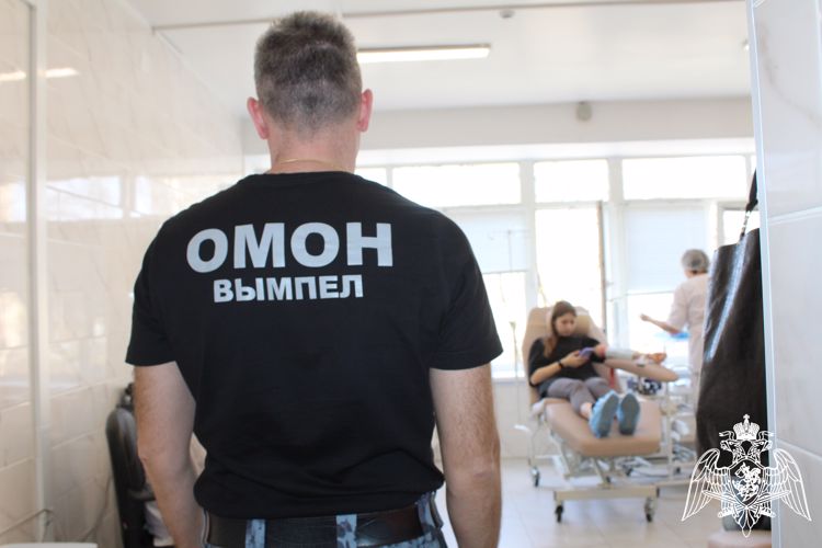 Росгвардейцы пополнили банк донорской крови в Вологодской области (ВИДЕО)