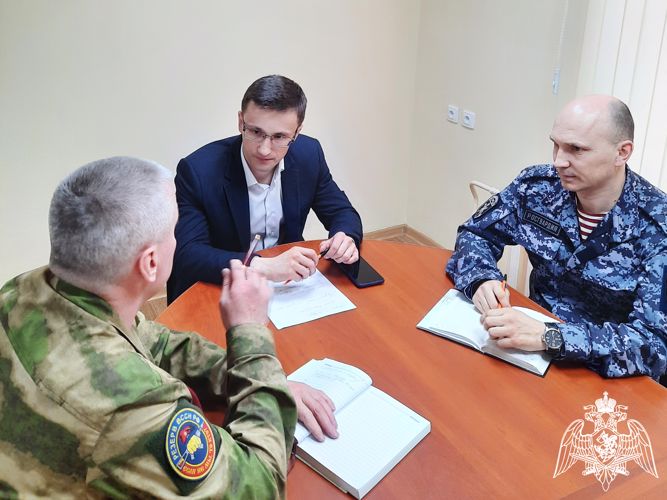 В Вологде росгвардейцы обсудили вопросы военно-патриотического воспитания детей и молодежи
