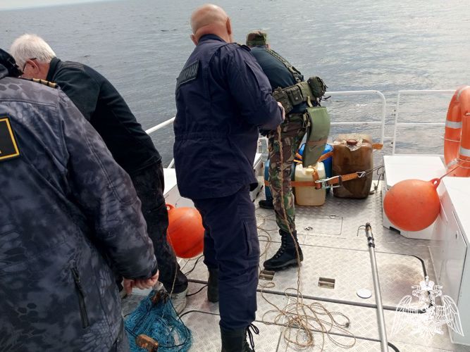 Сотрудники региональной Росгвардии обеспечили силовое сопровождение деятельности работников Рыбнадзора области