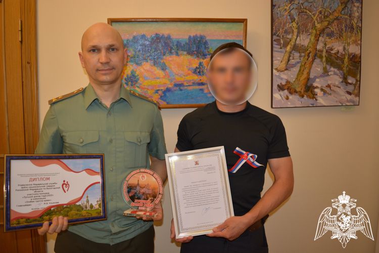 Вологодские росгвардейцы приняли участие в торжественном мероприятии, посвященному Всемирному Дню донора