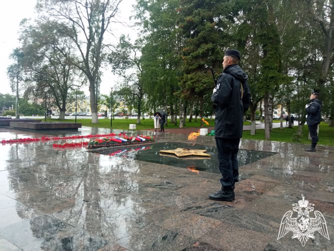 Росгвардейцы в Вологде приняли участие в акции «Вахта памяти»