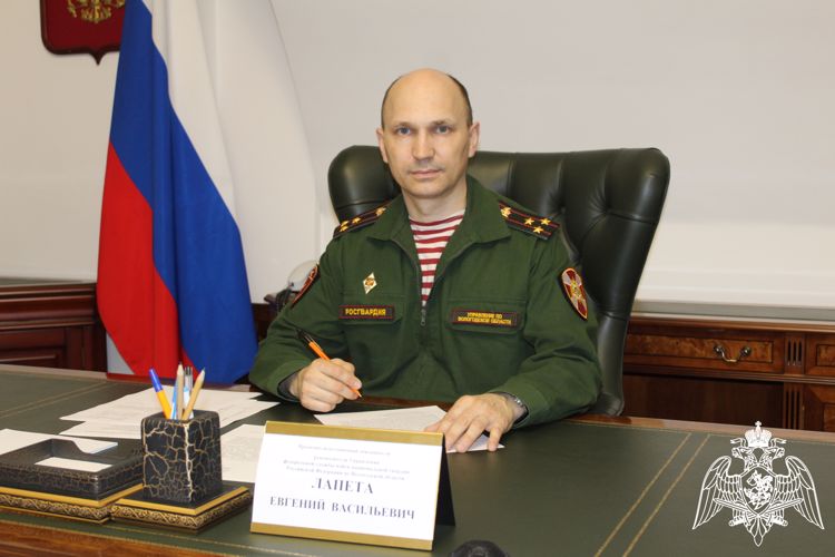 Врио начальника Управления Росгвардии по Вологодской области провел прием граждан в приемной Президента Российской Федерации