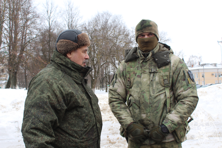 В Вологде сотрудники Росгвардии стали участниками городского праздничного мероприятия ко Дню защитника Отечества