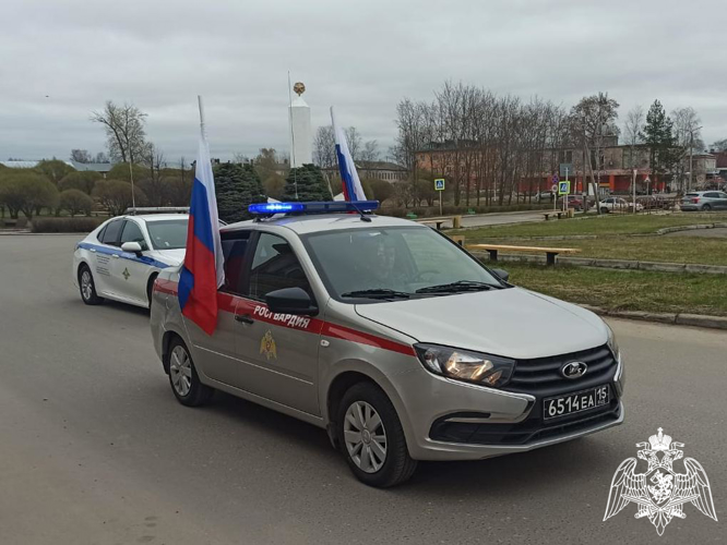 Вологодские росгвардейцы приняли участие в автопробеге, посвященному Дню Победы