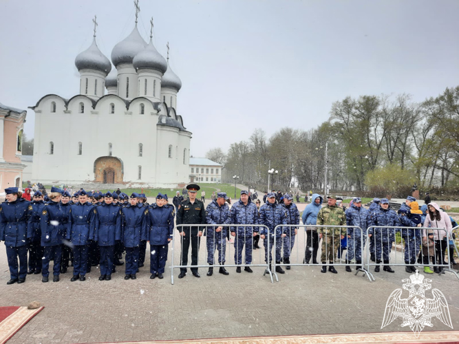 В Вологде росгвардейцы и жители города встретили чудотворный Казанский образ Богородицы