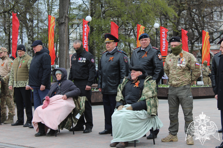 В Вологде руководство, сотрудники и военнослужащие региональной Росгвардии приняли участие в параде Победы