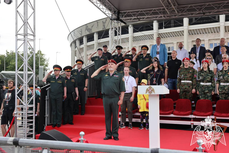 Военно-спортивный фестиваль Росгвардии в «Лужниках» собрал более 20 000 москвичей и гостей столицы