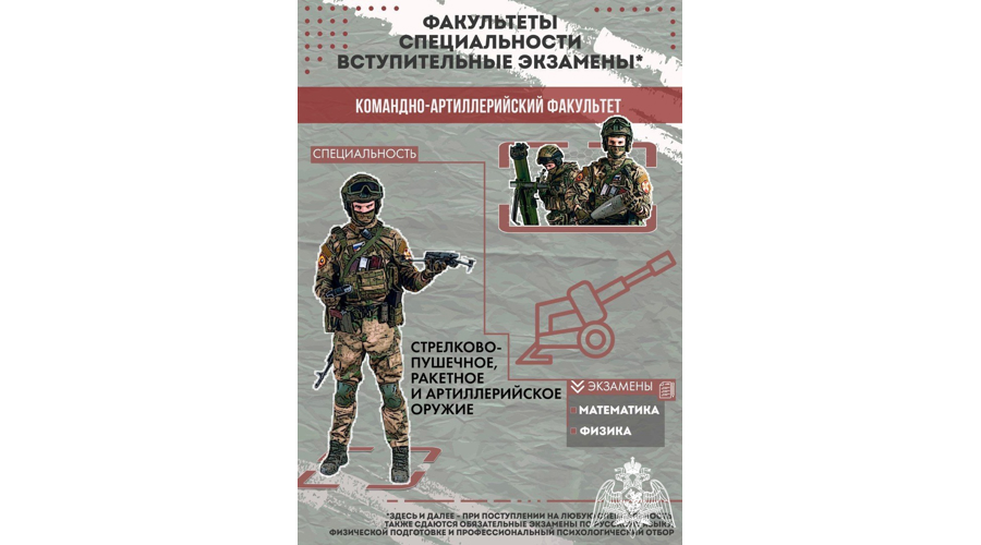 Сотрудники Росгвардии приглашают абитуриентов для поступления в Военную ордена Жукова академию войск национальной гвардии