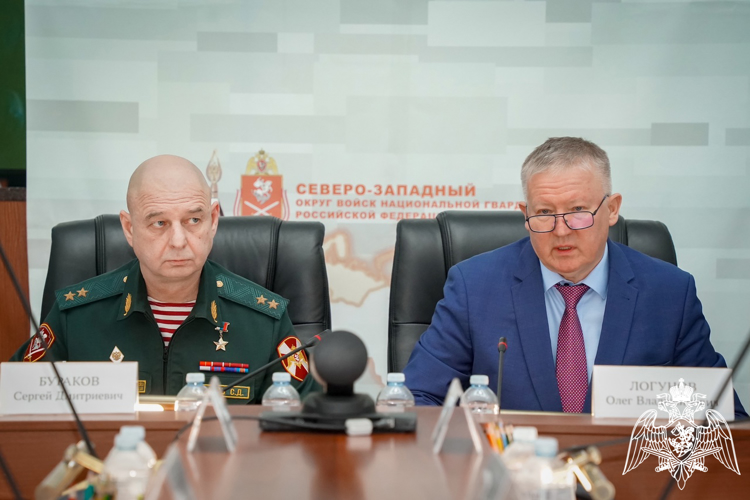 Начальник Управления Росгвардии по Вологодской области принял участие в заседании оперативного штаба Северо-Западного округа Росгвардии