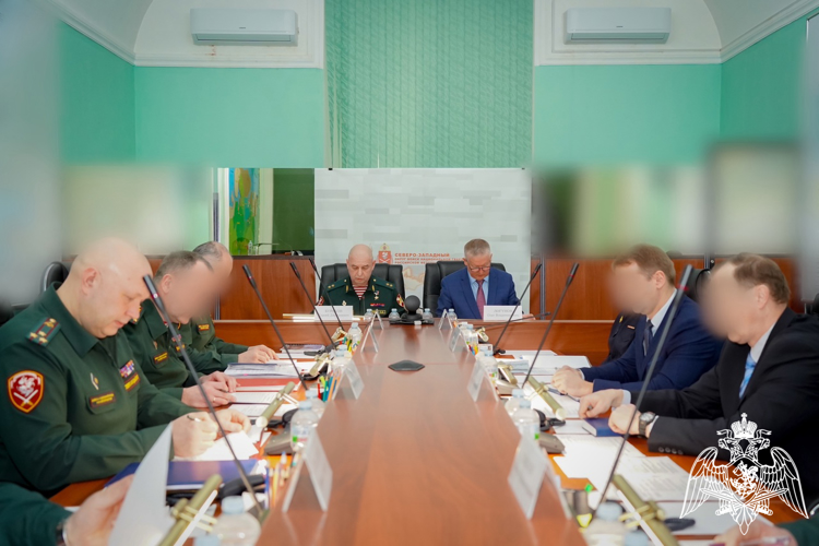 Начальник Управления Росгвардии по Вологодской области принял участие в заседании оперативного штаба Северо-Западного округа Росгвардии