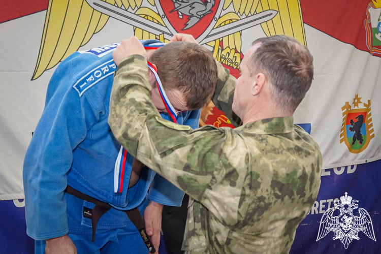 Представители Росгвардии по Вологодской области стали «серебряными» призерами чемпионата Северо-Западного округа Росгвардии по дзюдо