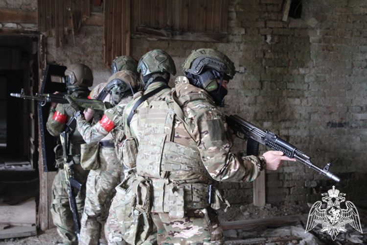 В Вологодской области сотрудники спецподразделений Росгвардии провели тактико-специальную тренировку (ВИДЕО)