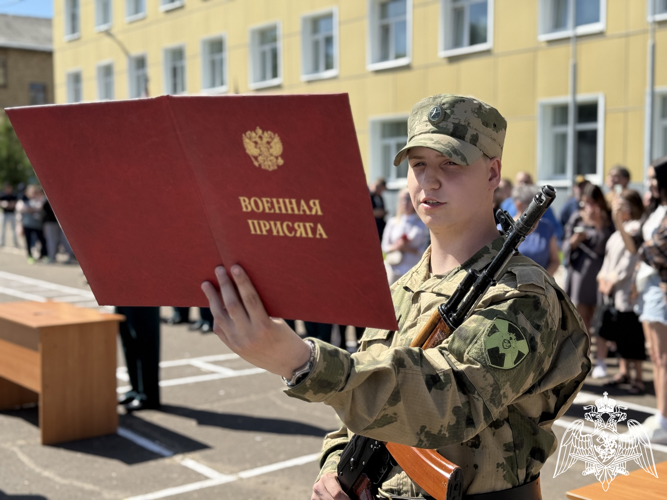 Вологжане приняли военную присягу в Центре подготовки личного состава Северо-Западного округа Росгвардии