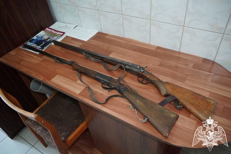 19 единиц оружия изъяли у жителей Вологодской области сотрудники Росгвардии за минувшую неделю