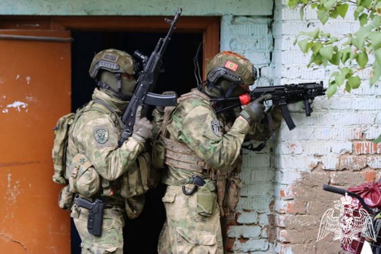 В Вологодской области росгвардейцы приняли участие в тактико-специальном учении