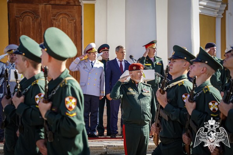 Вологодские первокурсники Военной академии Росгвардии приняли Военную присягу в Санкт-Петербурге (ВИДЕО)
