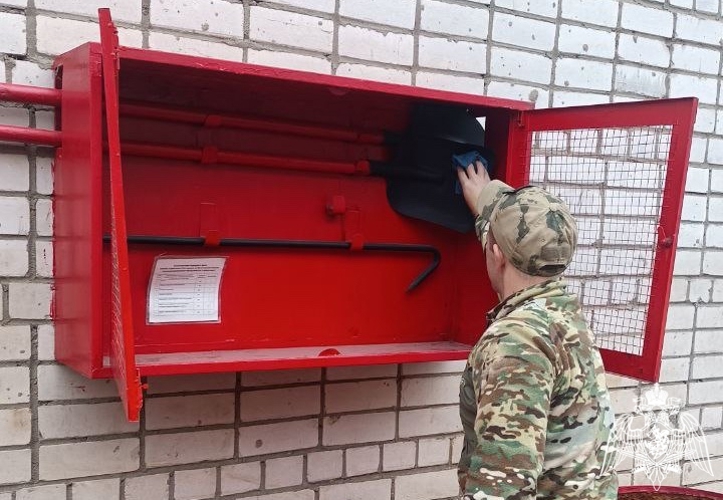 В Управлении Росгвардии по Вологодской области завершен комплекс мероприятий по подготовке к осенне-зимнему пожароопасному периоду