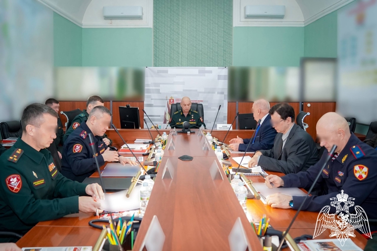 Начальник Управления Росгвардии по Вологодской области принял участие в заседании Военного совета Северо-Западного округа Росгвардии