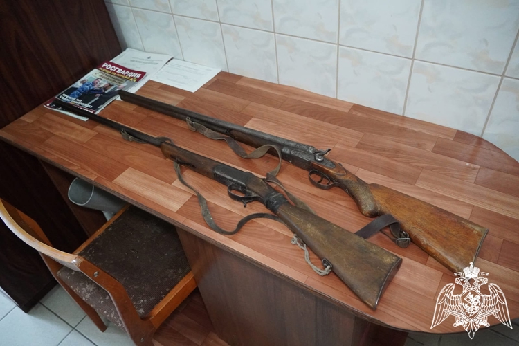 35 единиц оружия изъяли у жителей Вологодской области сотрудники Росгвардии за минувшую неделю