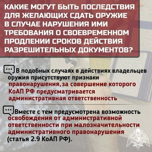 Сотрудники подразделений лицензионно-разрешительной работы напоминают о возможности передачи оружия в зону СВО