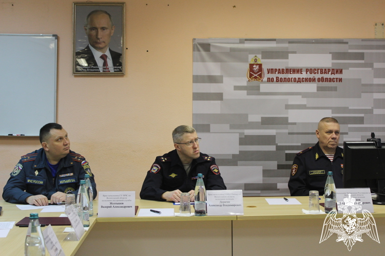 Оперативный штаб Северо-Западного округа Росгвардии обсудил обеспечение безопасности новогодних праздников