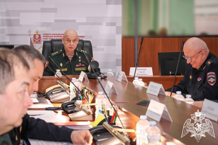 Оперативный штаб Северо-Западного округа Росгвардии обсудил обеспечение безопасности новогодних праздников