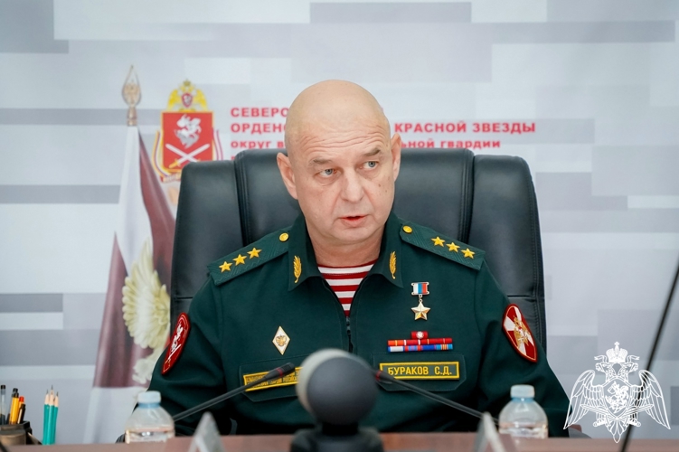 Начальник Управения Росгвардии по Вологодской области принял участие в заседании Военного совета Северо-Западного округа Росгвардии
