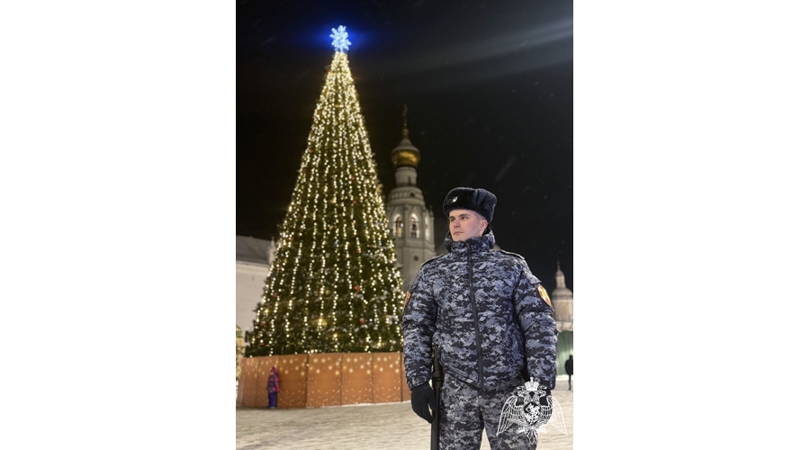 В Вологде сотрудники Росгвардии обеспечили безопасность в новогоднюю ночь