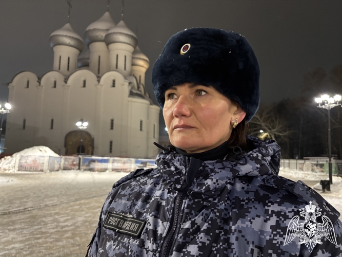 В Вологодской области сотрудники Росгвардии обеспечили безопасность во время Рождественских праздников