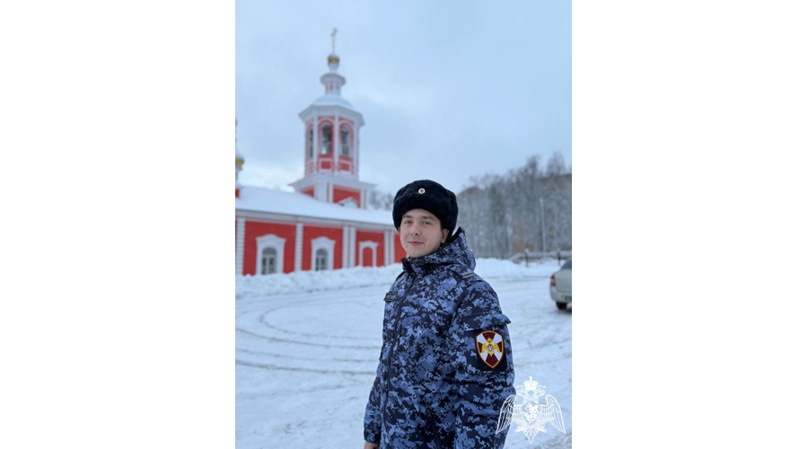 В Вологодской области сотрудники Росгвардии обеспечили безопасность во время Рождественских праздников