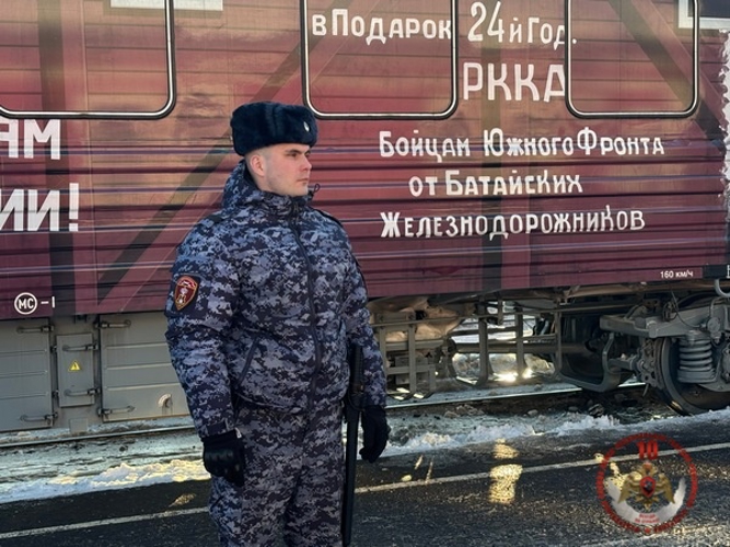 Сотрудники Росгвардии обеспечили безопасность работы «Поезда Победы» в Вологодской области