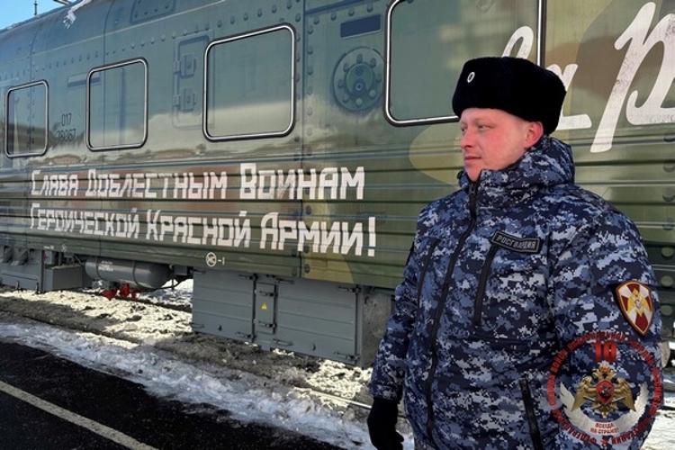 Сотрудники Росгвардии обеспечили безопасность работы «Поезда Победы» в Вологодской области