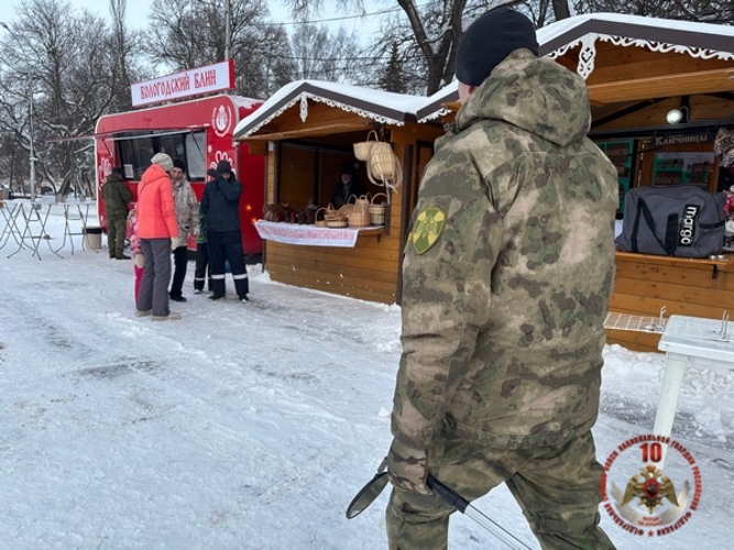 В Вологде сотрудники Росгвардии стали участниками городского праздничного мероприятия ко Дню защитника Отечества