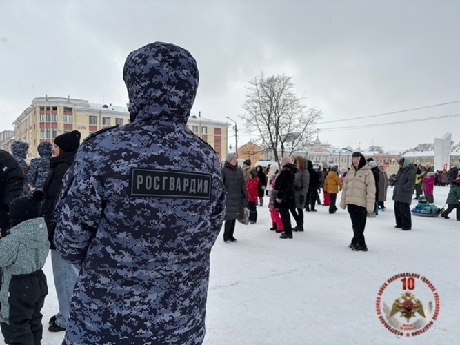 В Вологде сотрудники Росгвардии стали участниками городского праздничного мероприятия ко Дню защитника Отечества