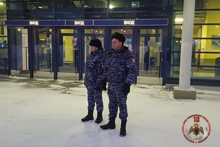 В Череповце сотрудники Росгвардии обеспечили безопасность хоккейного матча «Северсталь» - «Торпедо»