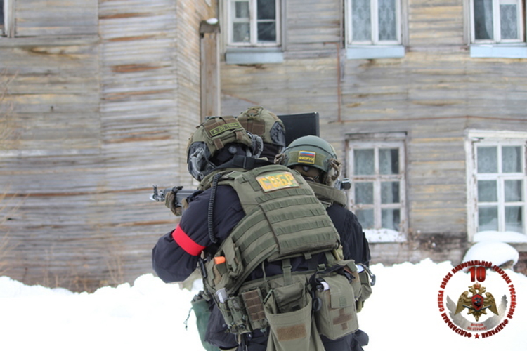 В Вологодской области росгвардейцы приняли участие в тактико-специальном учении (ВИДЕО)
