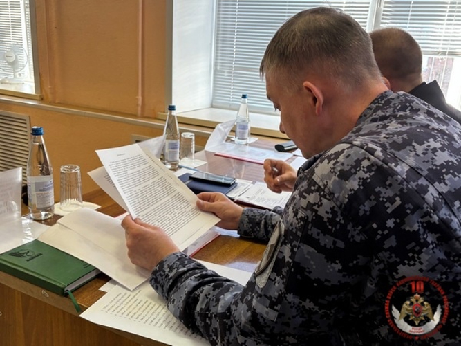 В Вологде сотрудники Росгвардии и представители силовых структур региона обсудили совместную работу по охране общественного порядка