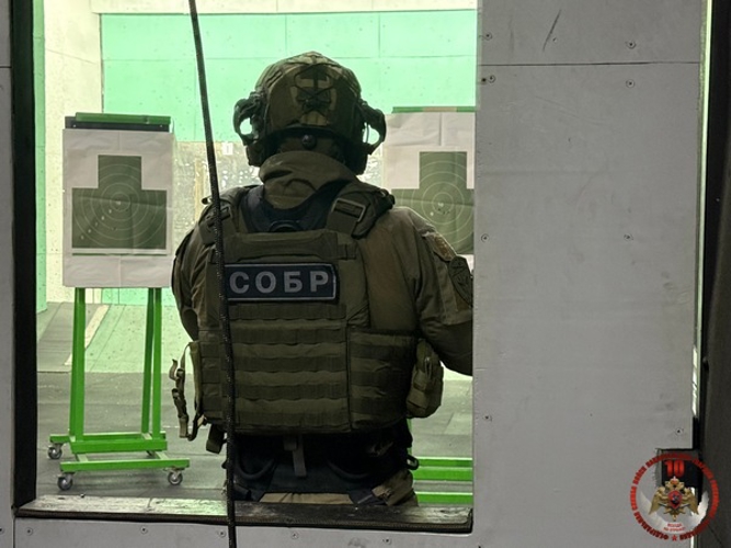 Сотрудники СОБР «Дружина» Росгвардии по Вологодской области провели десантно-штурмовую тренировку