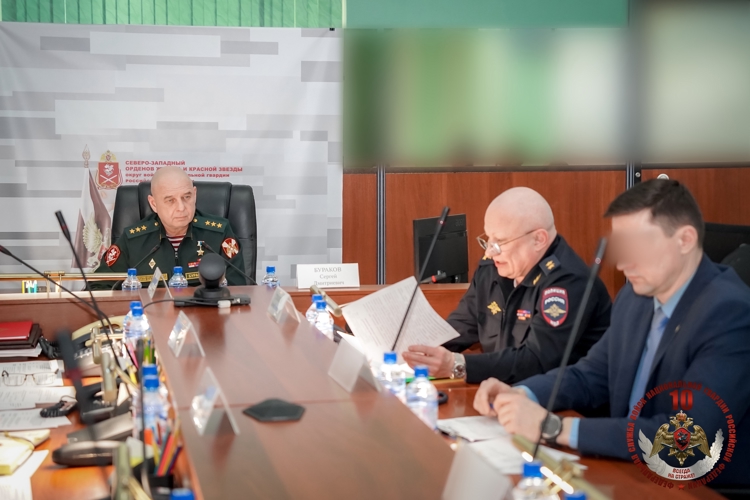Начальник Управления Росгвардии по Вологодской области принял участие в заседании оперативного штаба Северо-Западного округа Росгвардии