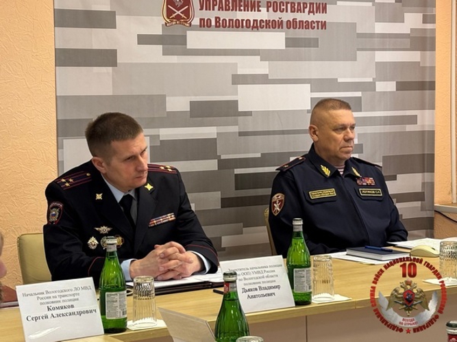 Начальник Управления Росгвардии по Вологодской области принял участие в заседании оперативного штаба Северо-Западного округа Росгвардии