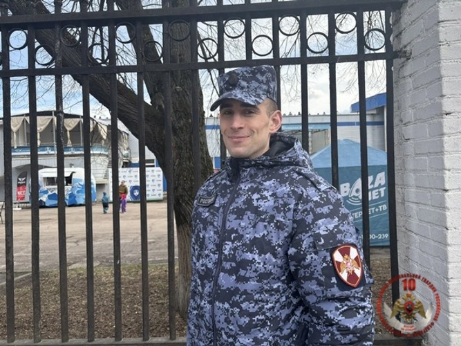 В Вологодской области росгвардейцы обеспечили безопасность футбольных матчей