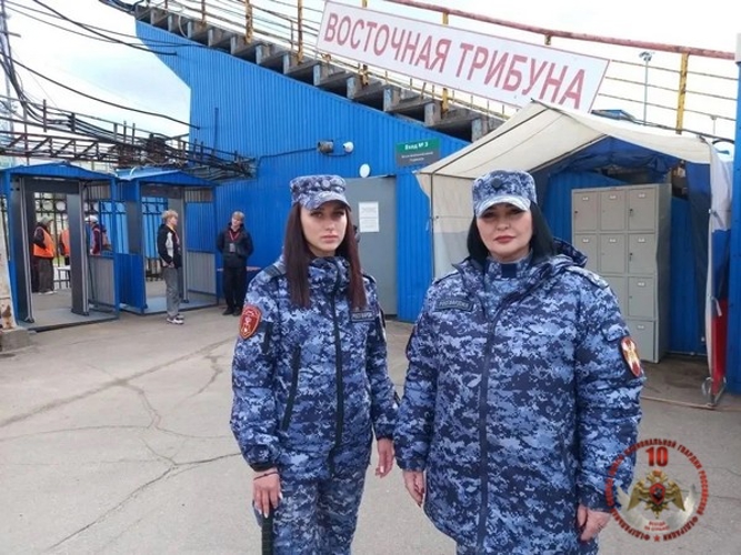 В Вологодской области росгвардейцы обеспечили безопасность футбольных матчей