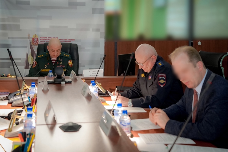Начальник Управления Росгвардии по Вологодской области принял участие в заседании оперативного штаба Северо-Западного округа Росгвардии