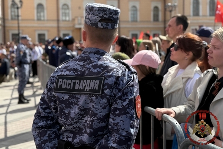 В Вологодской области сотрудники Росгвардии обеспечили безопасность проведения мероприятий, посвященных Дню Победы