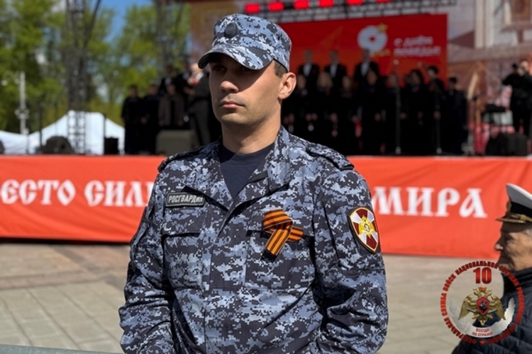 В Вологодской области сотрудники Росгвардии обеспечили безопасность проведения мероприятий, посвященных Дню Победы