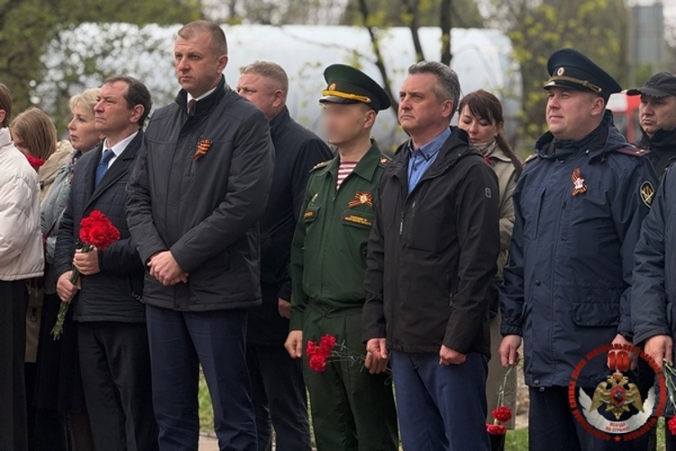 В Вологде росгвардейцы приняли участие в памятном мероприятии ко Дню Победы
