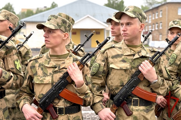 Вологодские призывники приняли присягу в Центре подготовки личного состава Северо-Западного округа Росгвардии