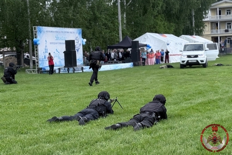 В Вологде росгвардейцы и члены их семей приняли участие в спортивном празднике Динамо, посвященном Дню защиты детей