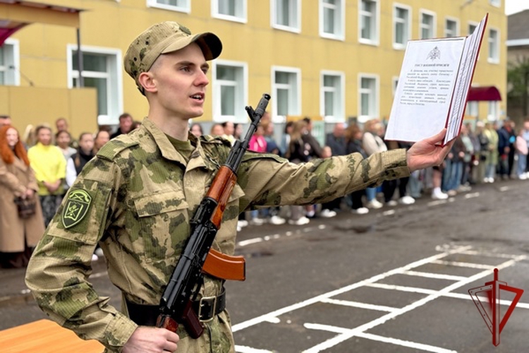 Вологодские призывники приняли присягу в Центре подготовки личного состава Северо-Западного округа Росгвардии